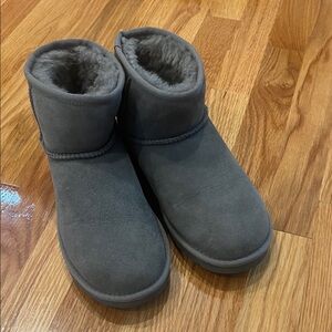 UGG Charcoal Ankle Booties